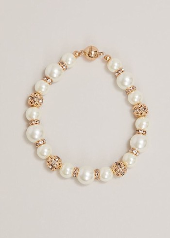 Phase Eight Bead And Pearl Jewellery White USA | 7082164-NU